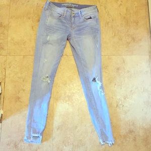 American Eagle ripped jeans